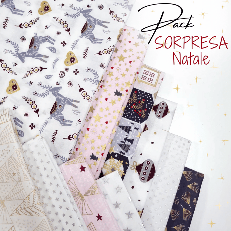 PACK 10 Pezzi mix di COTONE NATALIZIO