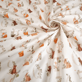 Tessuto Cotone H 140 cm - ANIMALETTI TRA I NUMERI