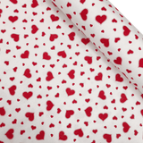 Cotone Fondo Panama H 180 cm - CUORICINI ROSSI