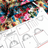 Doppelseitiges Shopper-Taschen-Panel – VENICE