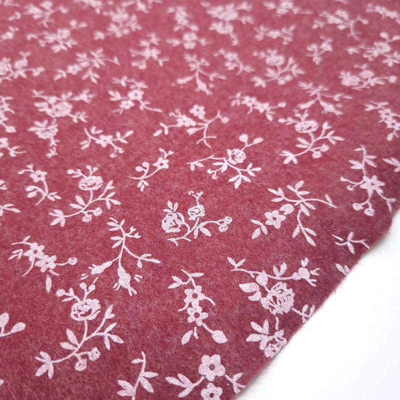 Pannolenci Stampato H 180 cm - AMARENA/FIORI SAMBUCO BIANCHI