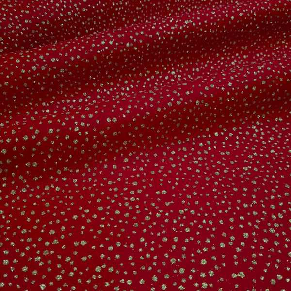 Pannolenci H 155 cm - BORDEAUX CRISTALLI GLITTER ORO