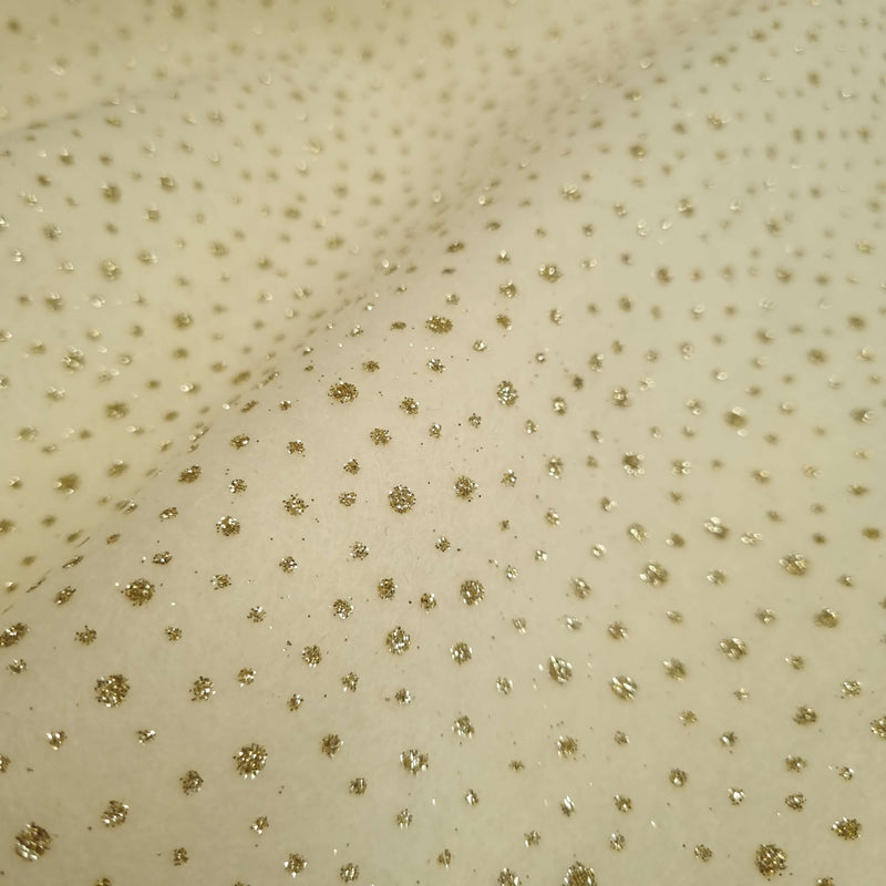 Pannolenci H 155 cm - CRÈME AUX CRISTAUX D'OR