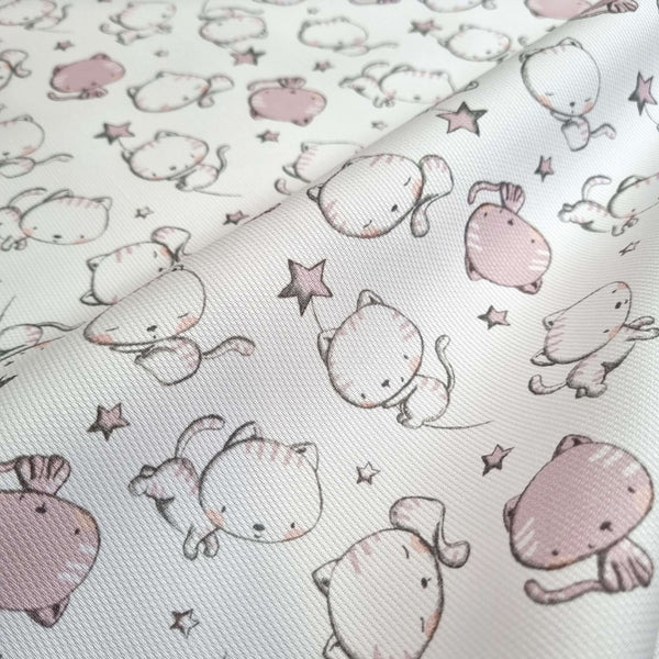 MINI PACK CHATONS ROSE - 3 pièces 70 x 100 cm