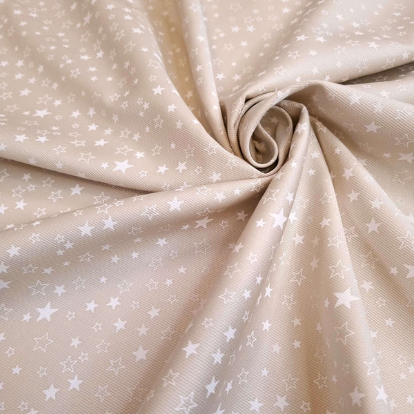 Piquet millerighe H 150 cm - STELLINE BEIGE