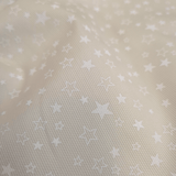 Piquet de coton H 150 cm - ÉTOILES BEIGE