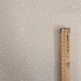Piquet de coton H 150 cm - ÉTOILES BEIGE