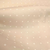 Baumwoll-Piquet H 150 cm – BEIGE PUNKT