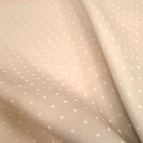 Baumwoll-Piquet H 150 cm – BEIGE PUNKT