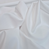 Tessuto Raso di Puro Cotone H 165 cm - BIANCO