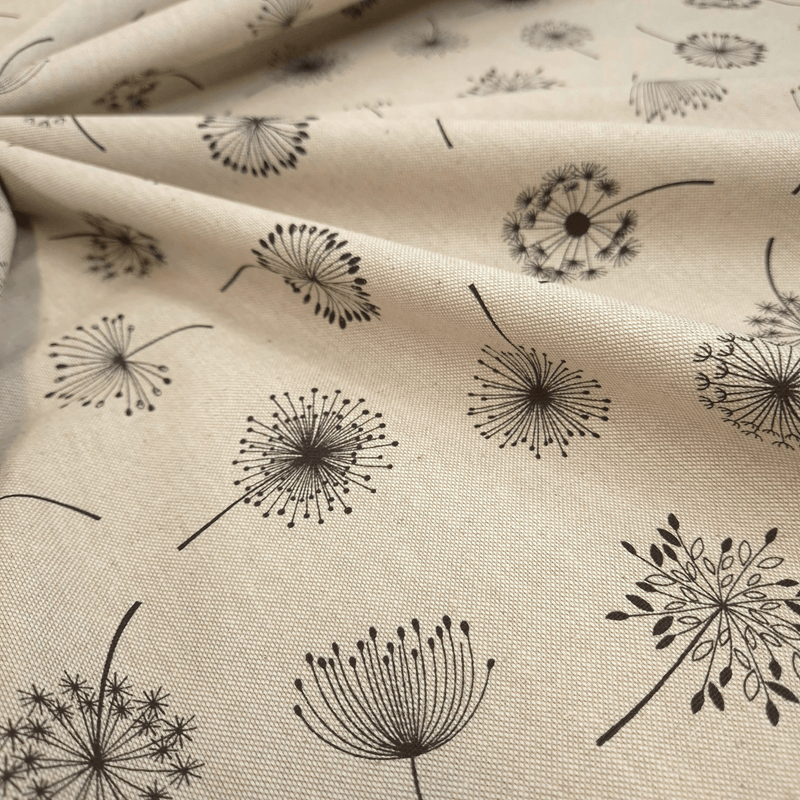 Cotone Fondo Grezzo H 280 cm - SOFFIONI NERI