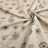 Cotone Fondo Grezzo H 280 cm - SOFFIONI NERI