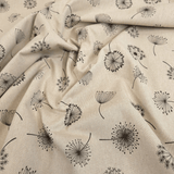 Cotone Fondo Grezzo H 280 cm - SOFFIONI NERI