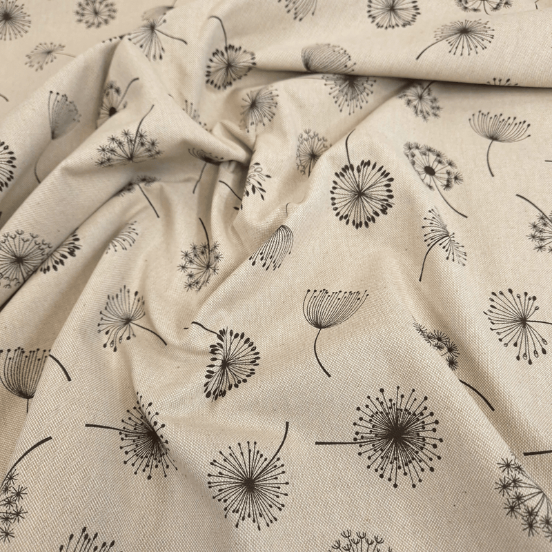 Cotone Fondo Grezzo H 280 cm - SOFFIONI NERI