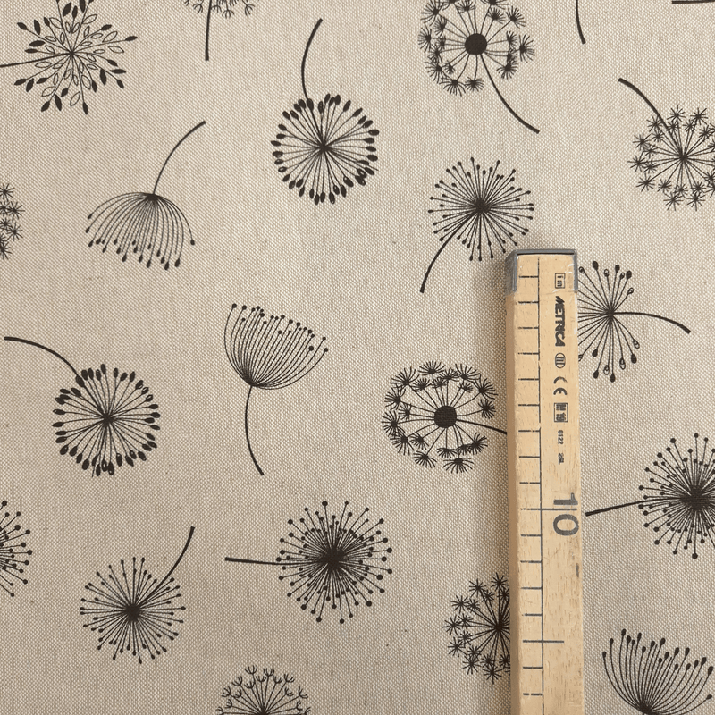 Cotone Fondo Grezzo H 280 cm - SOFFIONI NERI