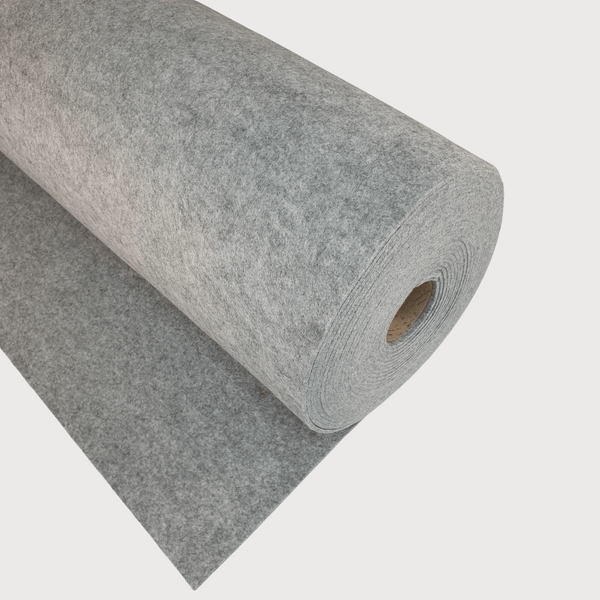 Feltro Poliestere 3mm H 110 cm - GRIGIO MELANGE