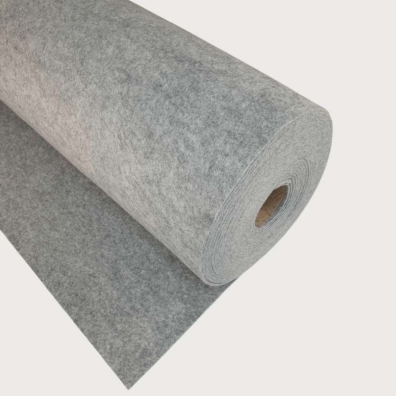 Feltro Poliestere 3mm H 110 cm - GRIGIO MELANGE
