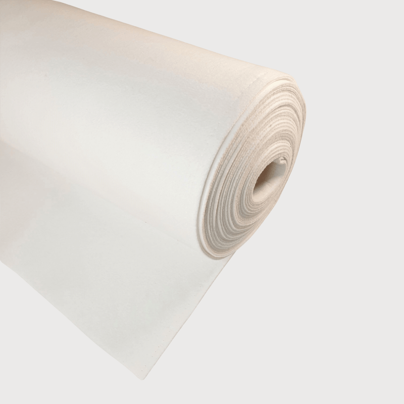 Feltro Poliestere 3mm H 110 cm - BIANCO LATTE