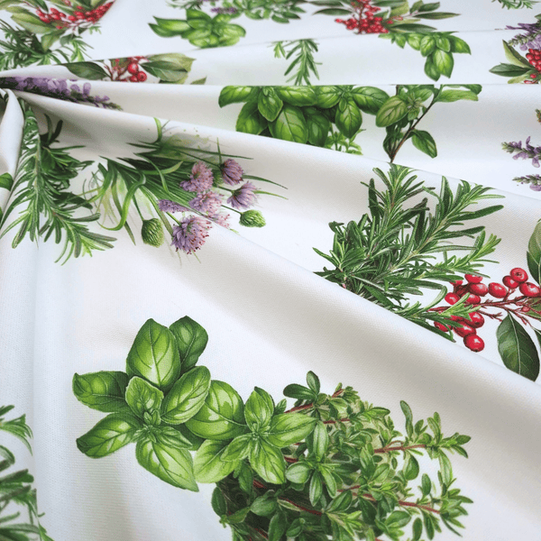 Cotton Panama Digital Fund H 160 cm - GRANATAPFEL