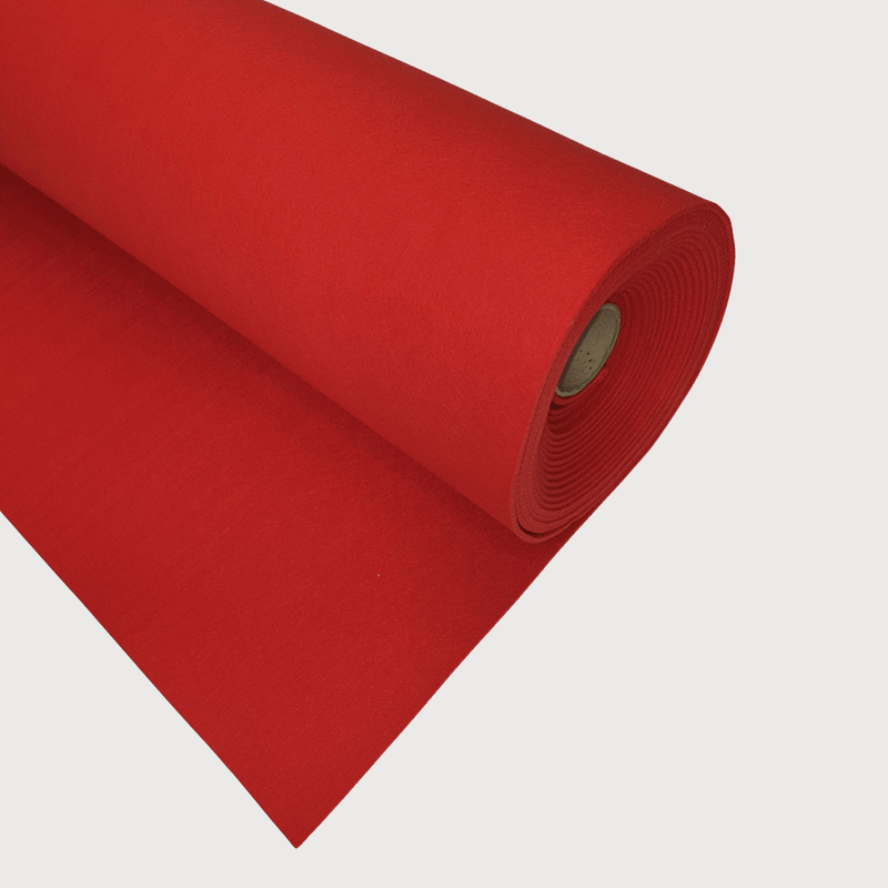Feltro Poliestere 3mm H 110 cm - ROSSO