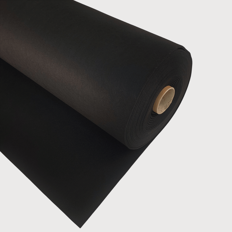 Feltro Poliestere 3mm H 110 cm - NERO