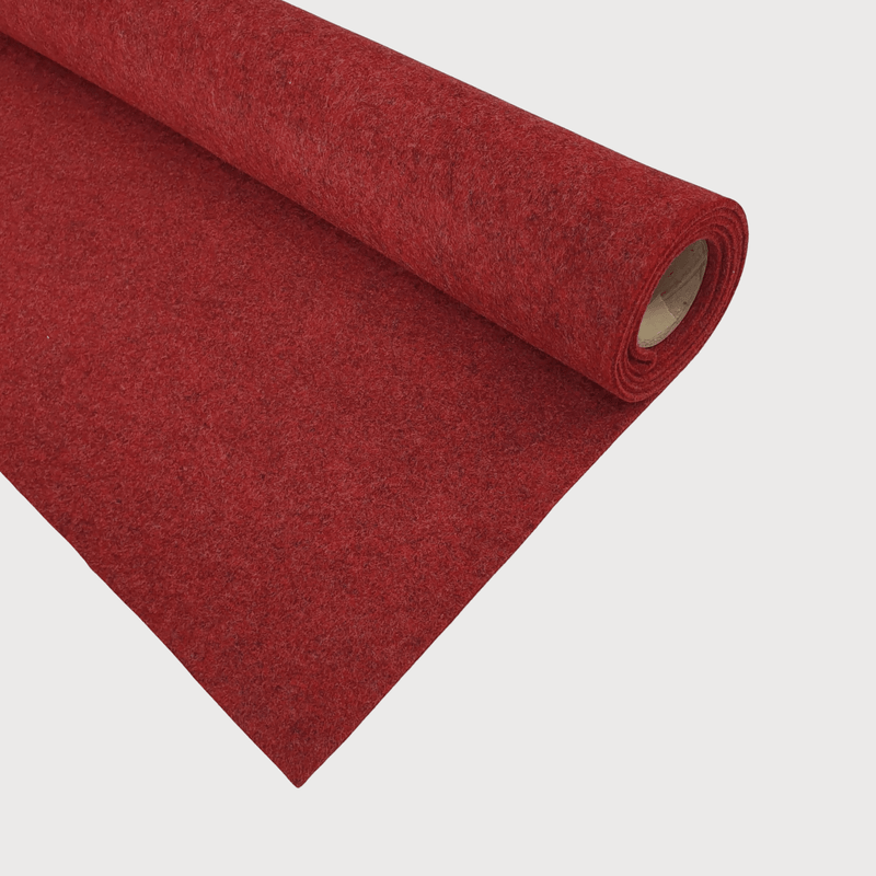 Feltro Poliestere 3mm H 110 cm - ROSSO RUBINO