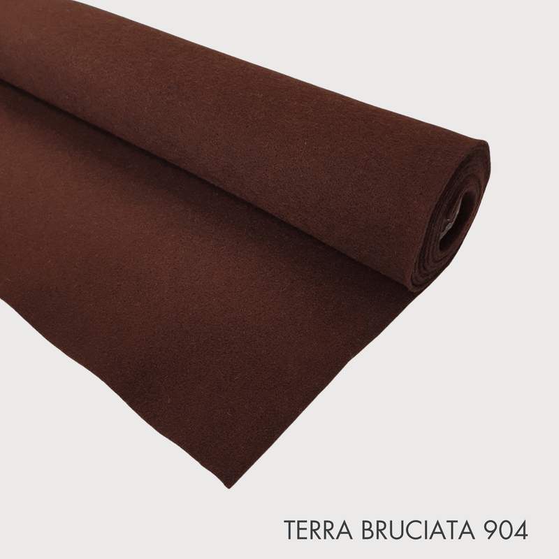 Feltro Lana H 150 cm - TONALITA' MARRONE