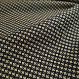 Tissu coton H 150 cm - Edelweiss noir