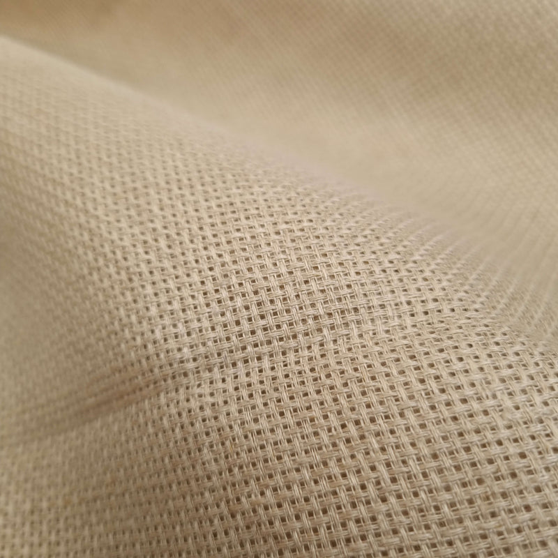 Tela Ricamo in puro lino 48 Fori H 190 cm - GREZZO