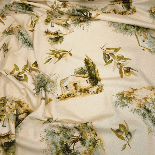 Cotton Panama Digital Fund H 160 cm - GRANATAPFEL