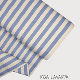 Kollektion „Streifen, quadratisch und uni“, H 180 cm – LAVENDEL 