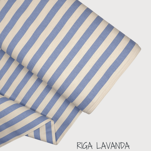 Collection "Rayure, carré et uni" H 180 cm - LAVANDE 