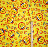 Polyesterstoff - EMOJI H 150 cm
