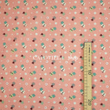 Tessuto Cotone H 140 cm - COCCINELLE/CORALLO