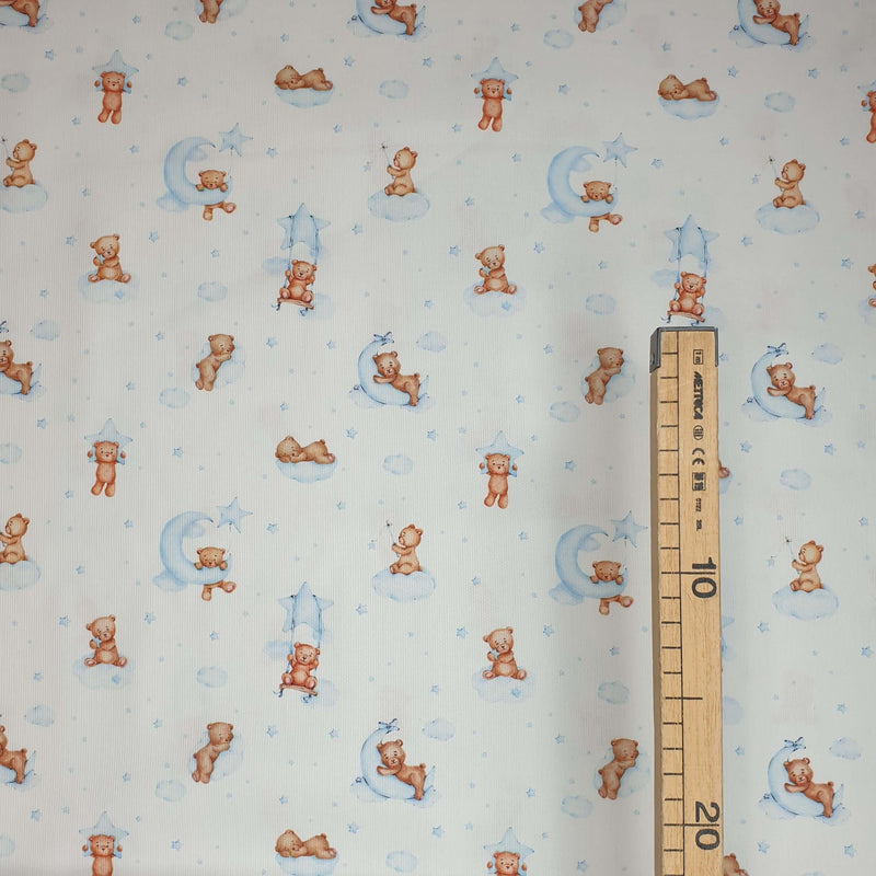 Piquet millerighe H 150 cm - SOGNI D'ORO/AZZURRO