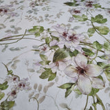 Cotone Fondo Panama Digital H 280 cm - FIORI VERDI