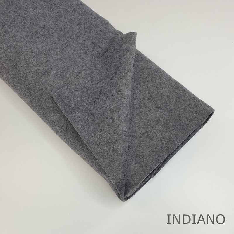 Nuances Pannolenci Gris-Noir - coupe minimum ou multiples de 25 x 180 cm