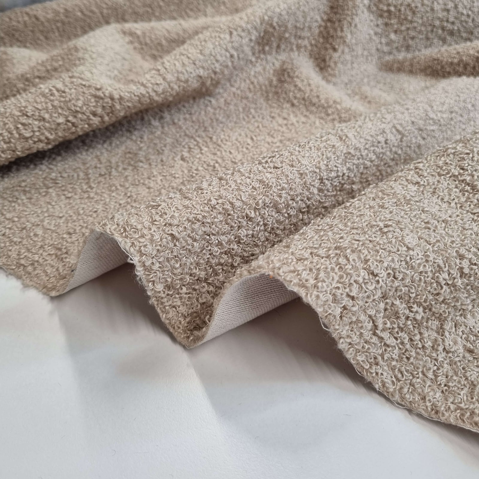 Tessuto Arredo Casa Kt KILOtela In Lino E Cotone Riciclato – 280 Cm Larghezza – Grigio Asfalto – Rete 100x280 Cm - 2