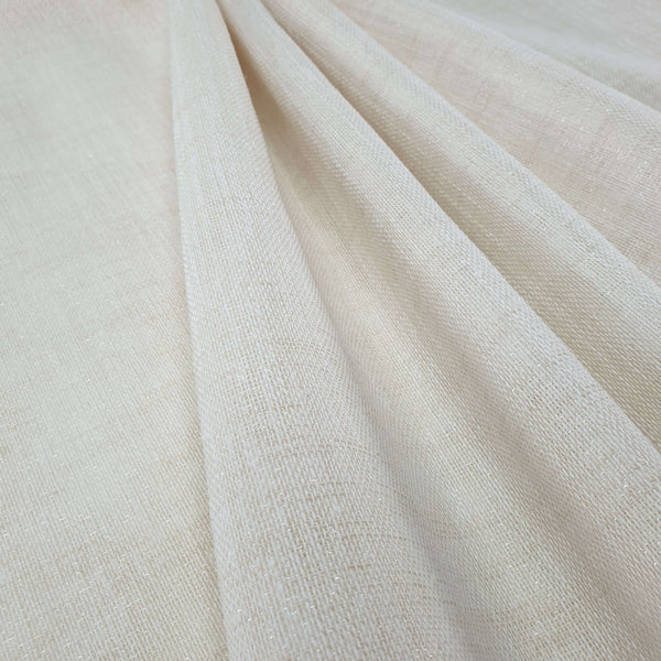 Vorhang Meterware H 300 cm - Leichte Rohvariante mit Lurex