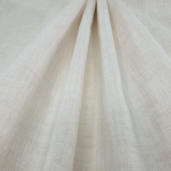 Vorhang Meterware H 300 cm - Leichte Rohvariante mit Lurex