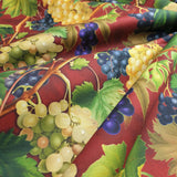 Panama Digital Fund Baumwolle H 160 cm - HARVEST/BORDEAUX