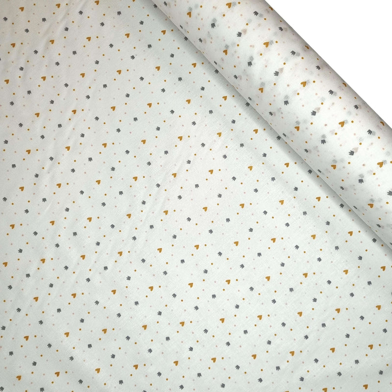 Tessuto Cotone H 140 cm - QUEEN