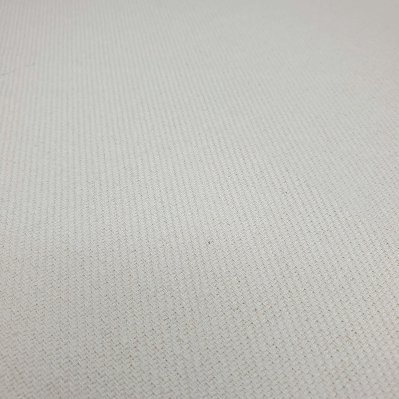 Tessuto grezzo con lavorazione in diagonale H 280 cm - NATURALE