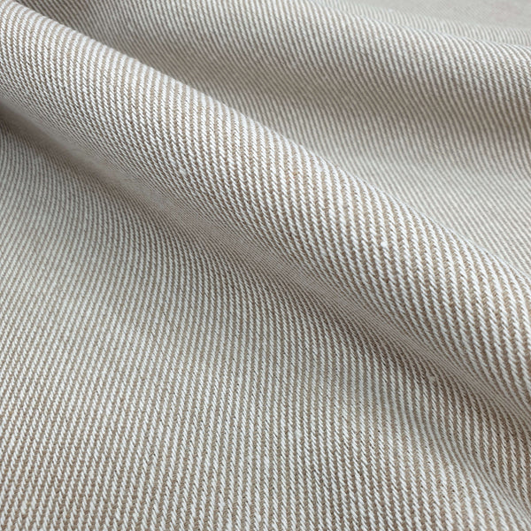 Tessuto grezzo con lavorazione in diagonale H 280 cm - GREZZO