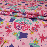 Kinderbaumwolle – HAPPY TROLLS – Mindestschnitt oder Vielfaches von 25 x 145 cm