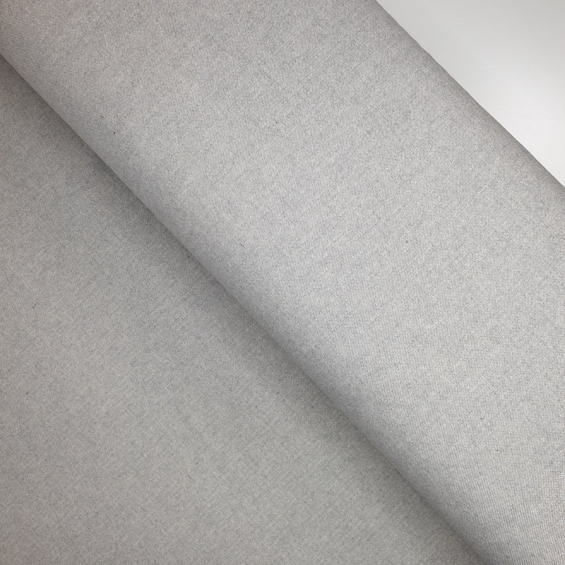 Misto Cotone Fondo Grezzo H 280 cm - TINTA UNITA GRIGIO