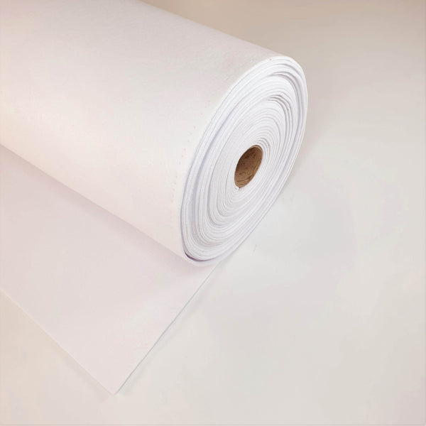 Feltro Poliestere 3mm H 110 cm - BIANCO