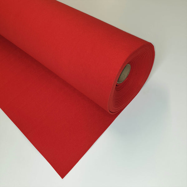 Feltro Poliestere 3mm H 110 cm - ROSSO