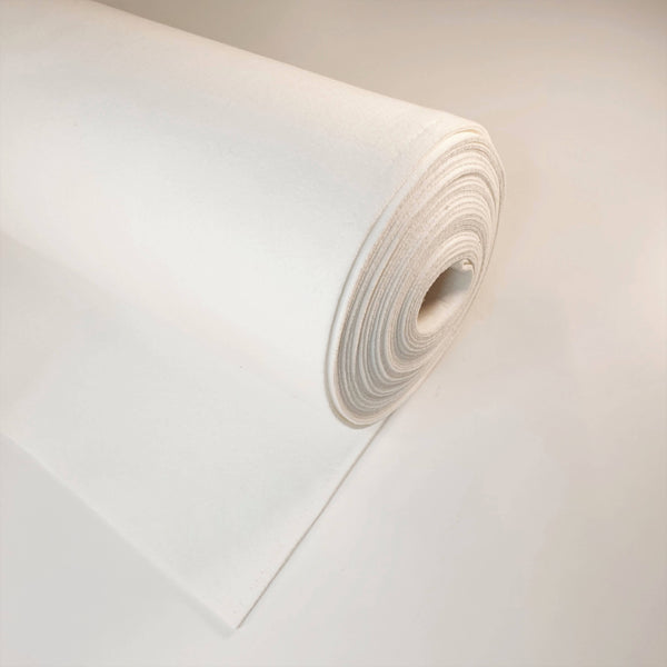 Feltro Poliestere 3mm H 110 cm - BIANCO LATTE