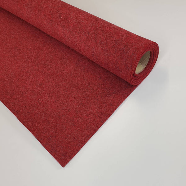 Feltro Poliestere 3mm H 110 cm - ROSSO RUBINO